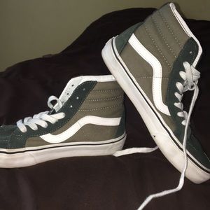 Olive Green High Top Vans